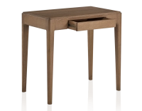 Bureau design en chêne teinte noyer L80 cm Bureau design en chêne teinte noyer L80 cm