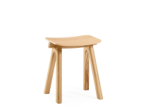 Tabouret en chêne H45 cm bois teinte naturelle Tabouret en chêne H45 cm bois teinte naturelle