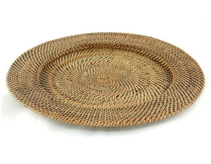 Dessous d'assiette en fleur de rotin Dessous d'assiette en fleur de rotin
