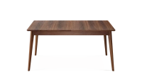 Table extensible en noyer 8 à 12 personnes avec plateau et allonges bois teinte naturelle 210x90 cm Table extensible en noyer 8 à 12 personnes avec plateau et allonges bois teinte naturelle 210x90 cm