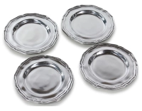 Dessous de verre anglais en fonte aluminium, la paire Dessous de verre anglais en fonte aluminium, la paire