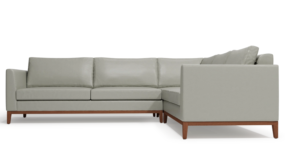 6-seater corner sofa pearl grey leather (2.5g - a - 2.5d) 6-seater corner sofa pearl grey leather (2.5g - a - 2.5d)