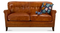 2 seater leather club sofa light brown 2 seater leather club sofa light brown