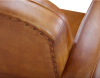 Fauteuil club cuir cognac Fauteuil club cuir cognac