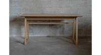 Bureau design en chêne teinte naturelle l150 cm