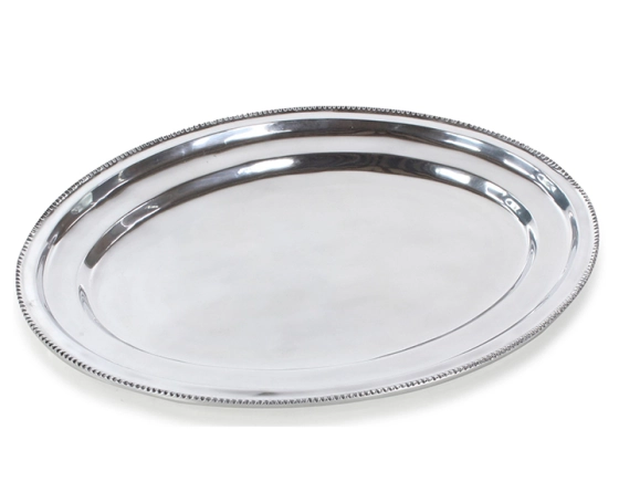Oval cast aluminium dish GM
