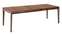 Table extensible en noyer 6 à 10 personnes avec plateau et allonges bois teinte naturelle 140x90 cm Table extensible en noyer 6 à 10 personnes avec plateau et allonges bois teinte naturelle 140x90 cm