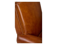 Leather club armchair light brown Leather club armchair light brown