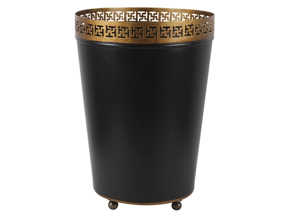 Corbeille a papier noire
