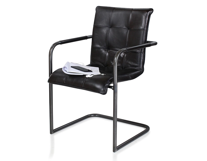 Fauteuil de bureau cuir noir Fauteuil de bureau cuir noir