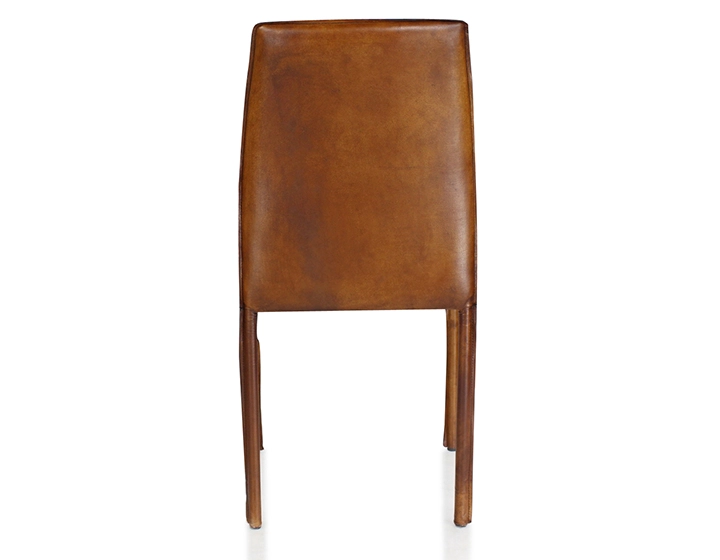 Chaise vintage cuir marron vintage Chaise vintage cuir marron vintage