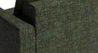 Canapé design 3 places tissu chiné vert Canapé design 3 places tissu chiné vert