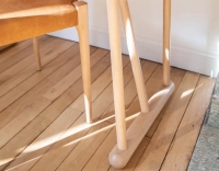 Bureau design en chêne teinte naturelle L150 cm Bureau design en chêne teinte naturelle L150 cm