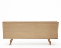 3-door oak sideboard natural wood finish 3-door oak sideboard natural wood finish