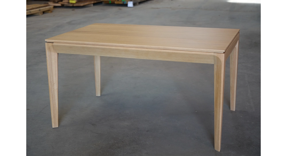 Table extensible 6 à 10 personnes en chêne allonges bois bois teinte naturelle 140x90 cm Table extensible 6 à 10 personnes en chêne allonges bois bois teinte naturelle 140x90 cm