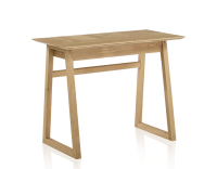 Bureau design en chêne teinte naturelle l150 cm Bureau design en chêne teinte naturelle l150 cm