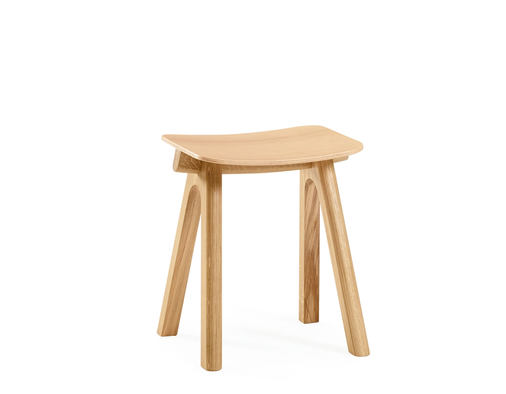 Tabouret en chêne H45 cm bois teinte naturelle Tabouret en chêne H45 cm bois teinte naturelle