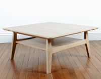 Table basse carrée en chêne teinte naturelle 100x100 cm 100x100 cm Table basse carrée en chêne teinte naturelle 100x100 cm 100x100 cm