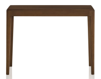 Console fixe en chêne teinte marron foncé 100x40 cm