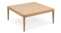 Extensible table for 6 to 10 people in oak and ceramic with wood extensions with natural wood finish and ossido ceramic top. 160x100 cm