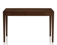 Bureau design en chêne teinte marron foncé L120 cm Bureau design en chêne teinte marron foncé L120 cm