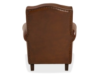 Fauteuil club cuir marron vintage Fauteuil club cuir marron vintage