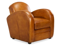 Fauteuil club cuir cognac Fauteuil club cuir cognac