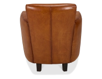 Fauteuil club cuir marron clair Fauteuil club cuir marron clair